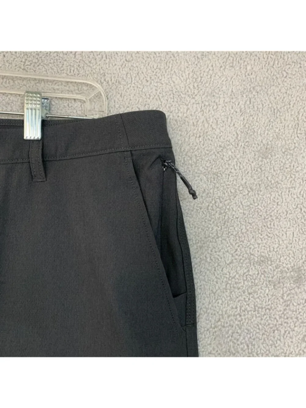 NWT Infinity LinearFlex Men's 36 Dark Gray Hybrid Stretch Shorts